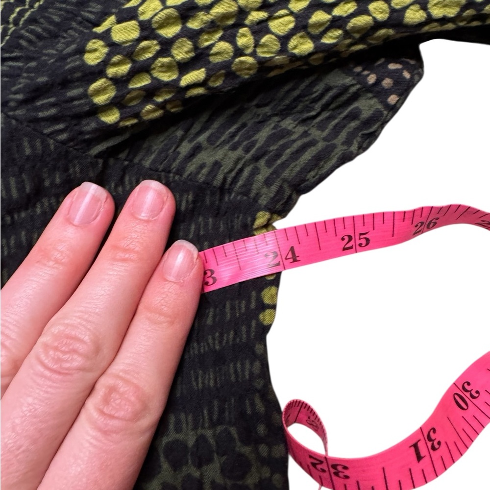 Habitat Textured Patchwork Button Front Top Xxl - image 5